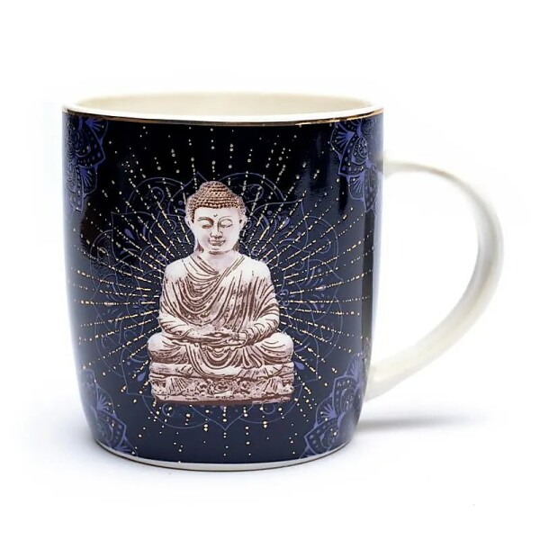 Teetasse mit Sieb Buddha blau -- ±400 ml