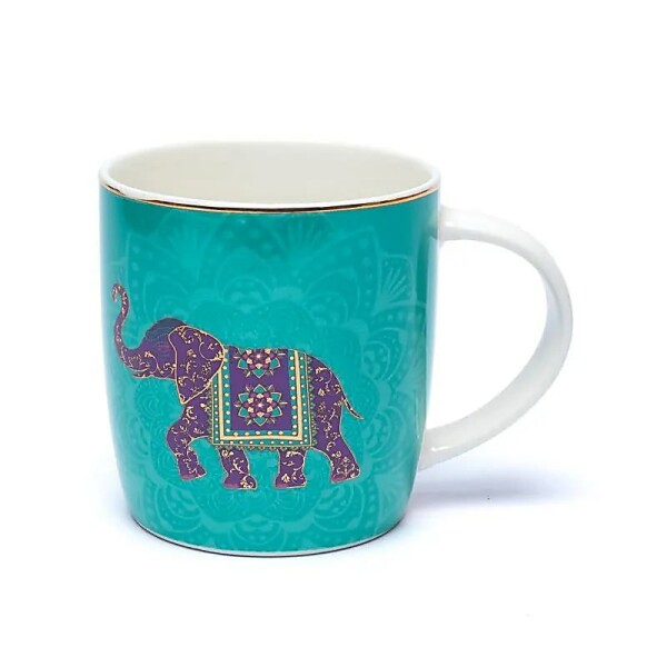 Teetasse mit Sieb Indischer Elefant -- ±400 ml