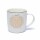 Teetasse mit Sieb Mandala Wei&szlig; -- &plusmn;400 ml