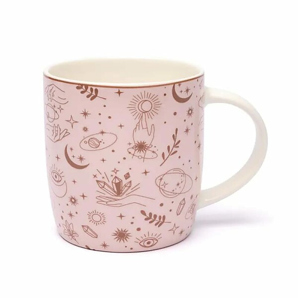 Teetasse mit Sieb Mystische Symbole -- ±400 ml