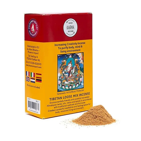 Tibetisches Räucherpulver Anwachsen von Kreativität -- ±130-140g