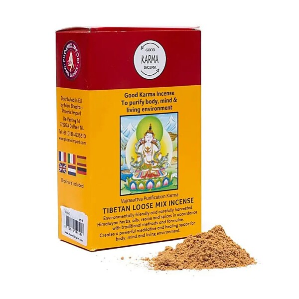 Tibetisches Räucherpulver Gutes Karma -- ±130-140g