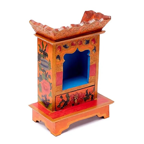 Tischaltar mit Schublade - Holz -- 36x22 cm