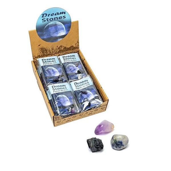Traumsteine 24 Sets mit kostenloser Displaybox -- 25x19x7cm