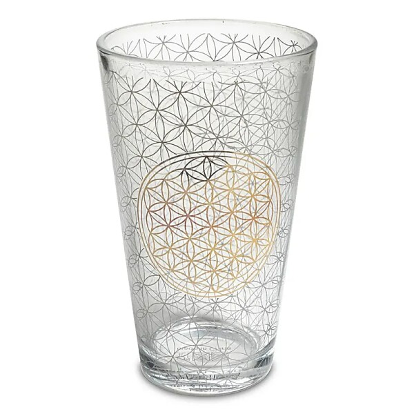 Trinkglas Blume des Lebens -- 480 ml