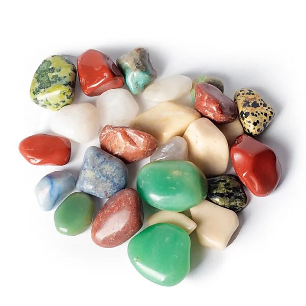 Trommelsteine Mix Brasilien A-Qualität -- ±2-5cm; ±800g