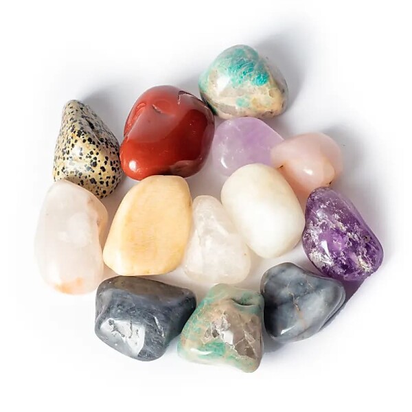 Trommelsteine Mix Brasilien A-Qualität -- ±5-8cm; ±1500g