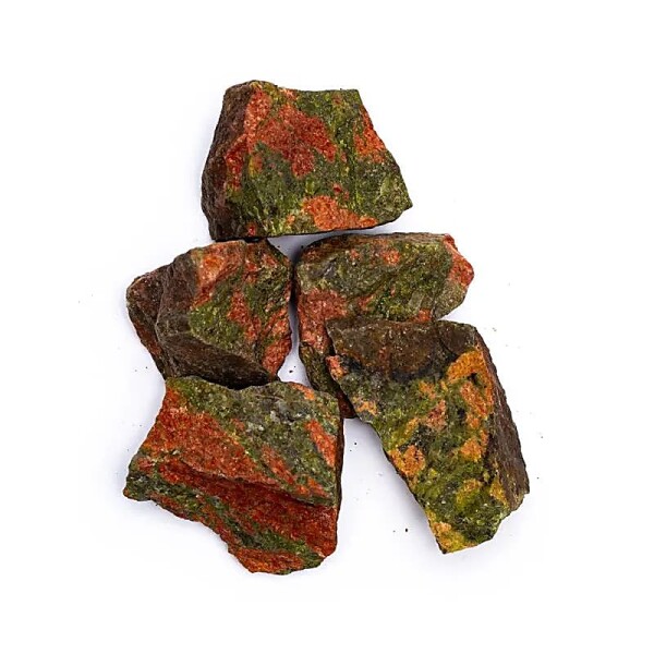 Unakit roh -- ±4-8cm; ±500g