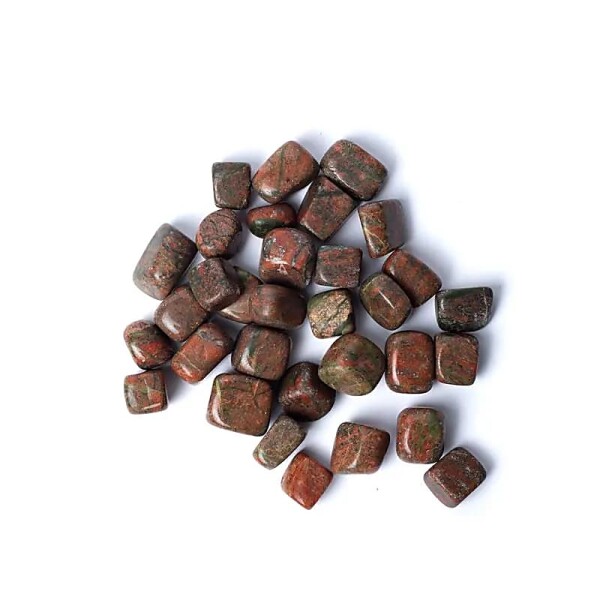 Unakite Trommelsteine AA Qualität -- ±1,5-3,5cm; ±500g