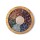Untersetzer Holz Chakren &amp; Blume des Lebens -- 10cm