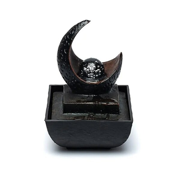 Wasserfontäne Mond -- 13,3x13,3x19,5 cm