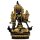 Wei&szlig;e Tara Statue Messing/goldfarben -- 564 g; 13 cm