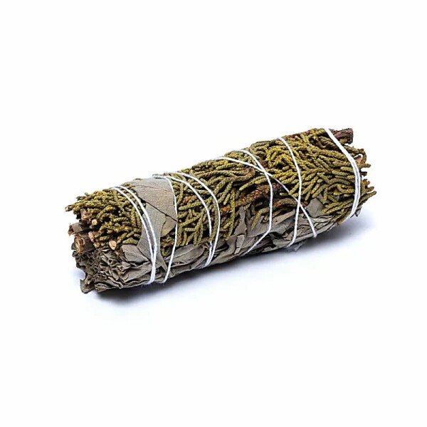 Weißer Salbei Smudge mit Wacholder S 2er-Set -- ±11x3,5cm; ±30-40g