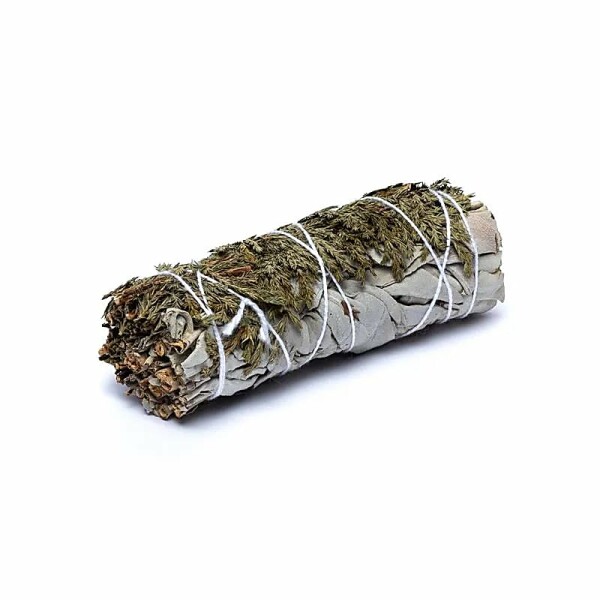 Weißer Salbei Smudge mit Zedernholz S 2er-Set -- ±11x3,5cm; ±30-40g