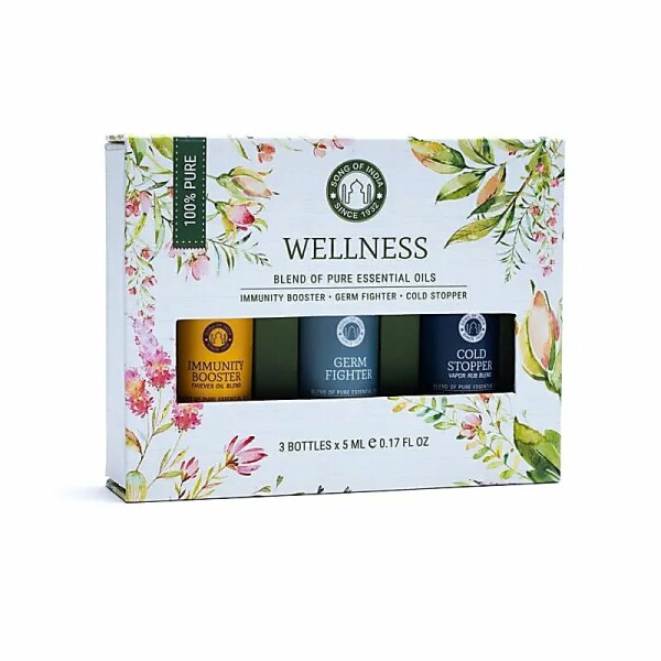 Wellness Aromatherapie Ätherisches Öl Set  -- 3x5 ml