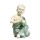 Yoga M&ouml;nch Statue Namaste gr&uuml;n -- 11x8.5x14.5 cm