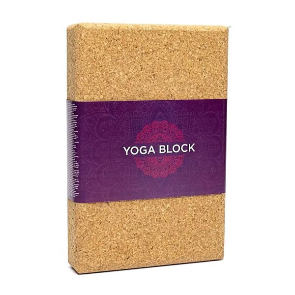 Yogablock Kork für Schulterstand -- 30.5x20.5x5 cm