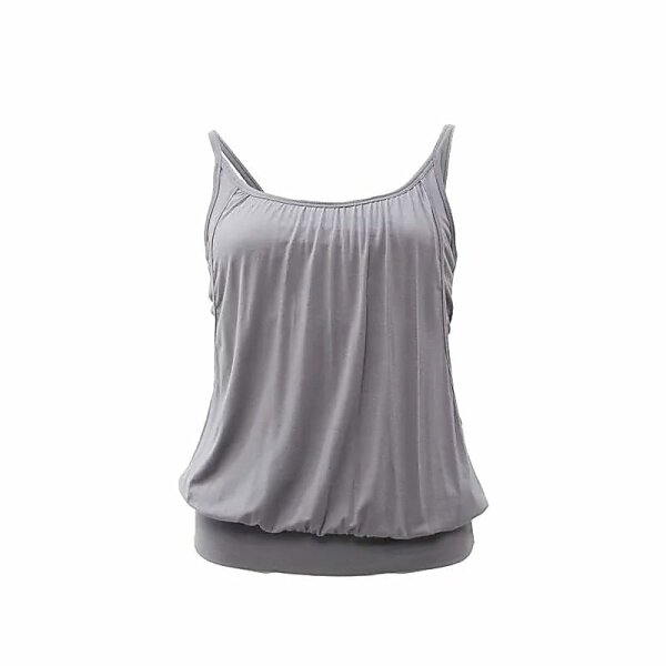 Yoga-Top Zen nahtlose Bio-Baumwolle lavendel M-L -- 156g
